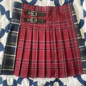 Pleated multi color skirt